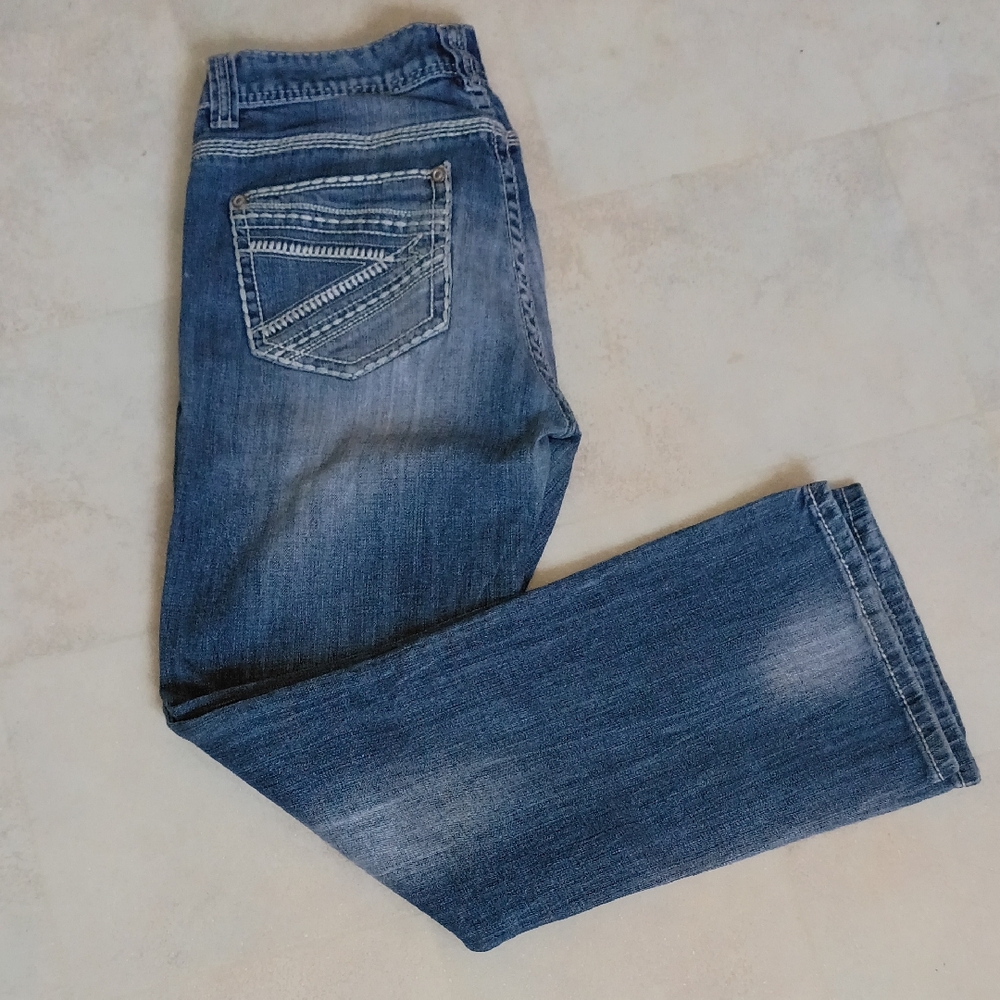 Woman Blue Jeans